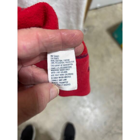 American Eagle Outfitters Red Full Zip Hoodie XS Embroidered Crest Logo AE 1977 - Picture 8 of 9